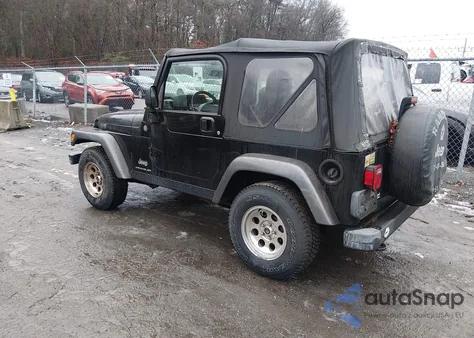2004 Jeep Wrangler X z USA, uszkodzony, nr VIN 1J4FA39S24P801372